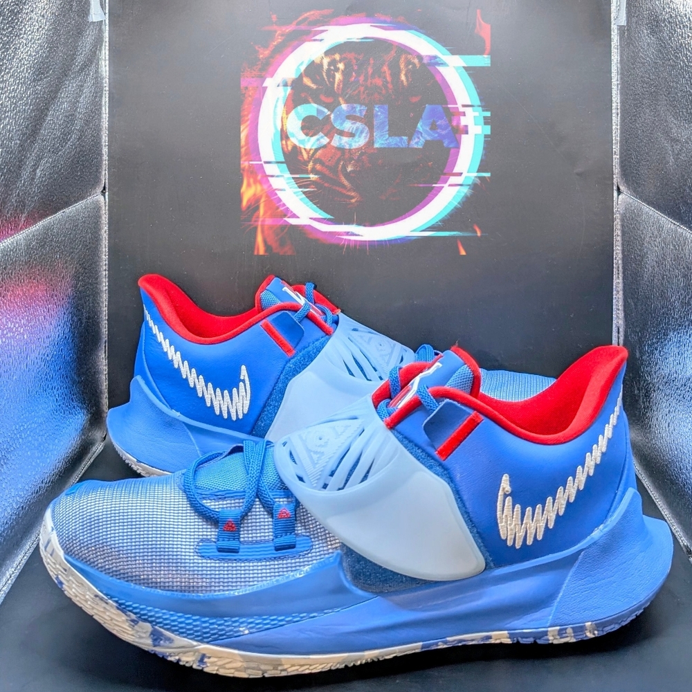 Nike Kyrie 3 Low New Jersey Nets Hardwood Classics VNDS "Pacific Blue"